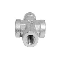 چهارراه فولادی A105 دنده استاندارد ASME B16-11 کلاس 3000