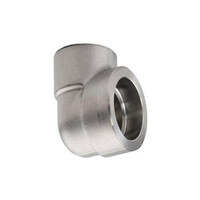 زانو 90 درجه A182 F316/316L استنلس استیل ساکت کلاس 3000