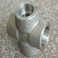 چهار راه فولادی A105 ساکت استاندارد ASME B16-11 کلاس 3000