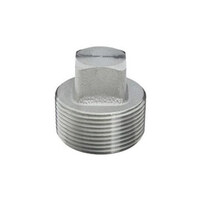درپوش گرد سر شش گوش فولادی A105 دنده استاندارد ASME B16-11 کلاس 3000