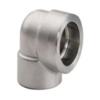 زانو 90 درجه A182 F316/316L استنلس استیل دنده کلاس 3000