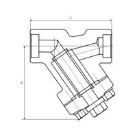 شیر صافی نوع وای S.W (NPT) کلاس 150-800 (PN1.6-14.0MPa)